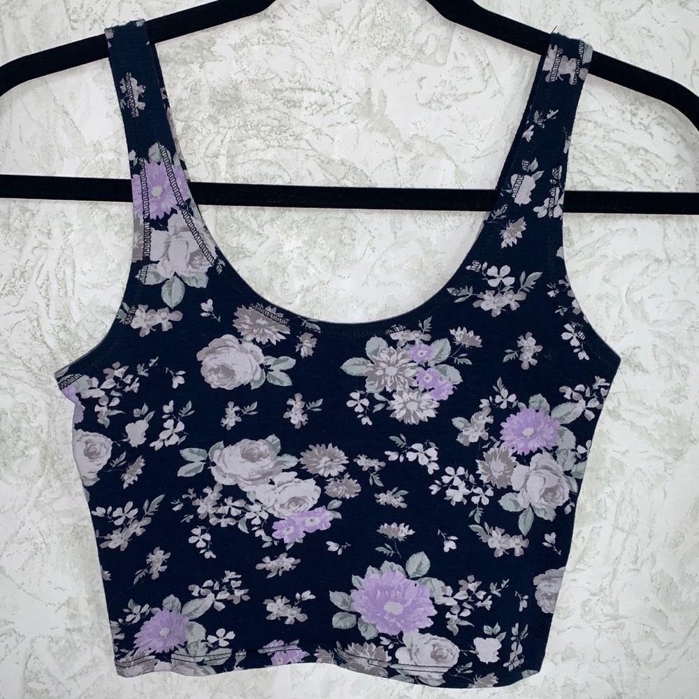 Abercrombie & Fitch Floral Crop Top